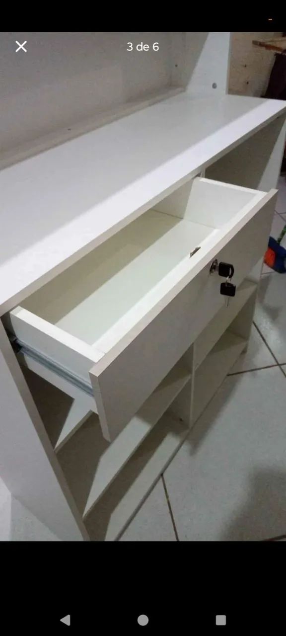 Balcão Branco em MDF - Foto 3