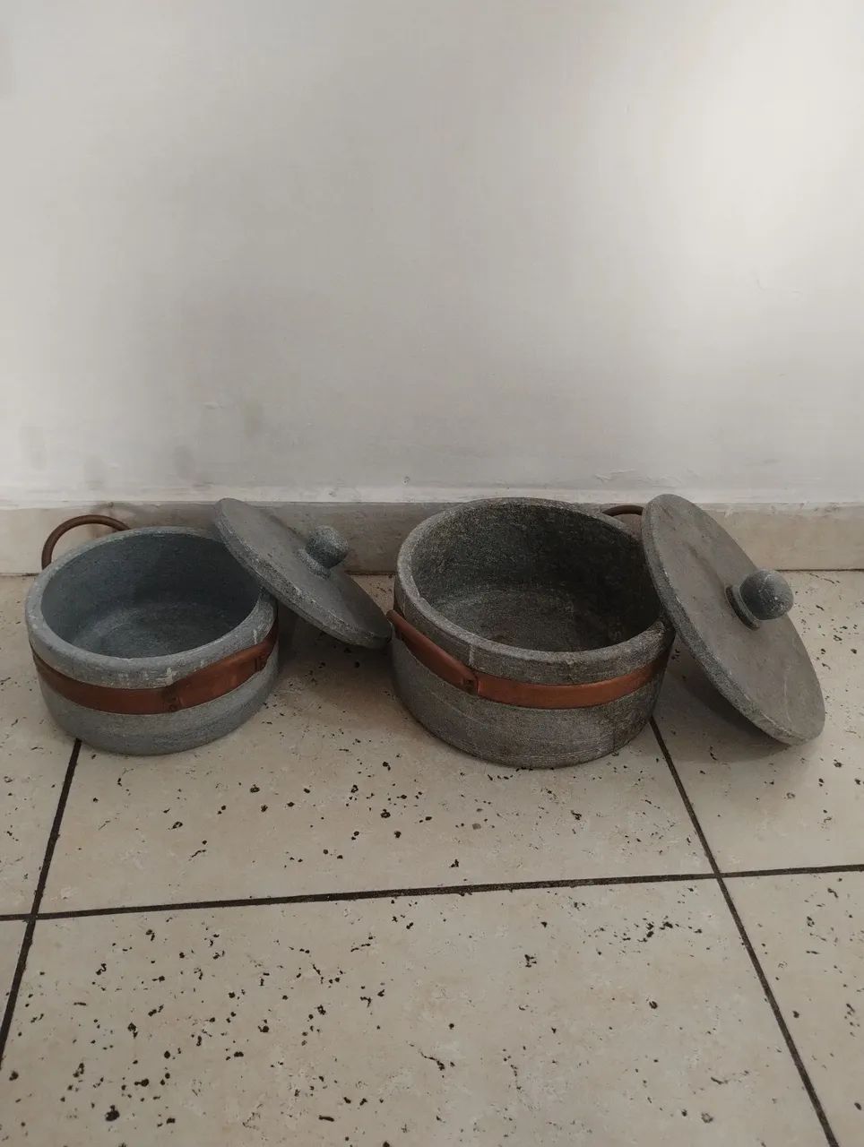 2 panelas de pedra sabão  - Foto 3
