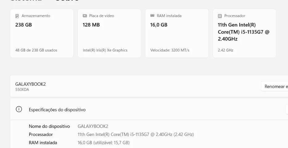 Notebook Samsung - Foto 5