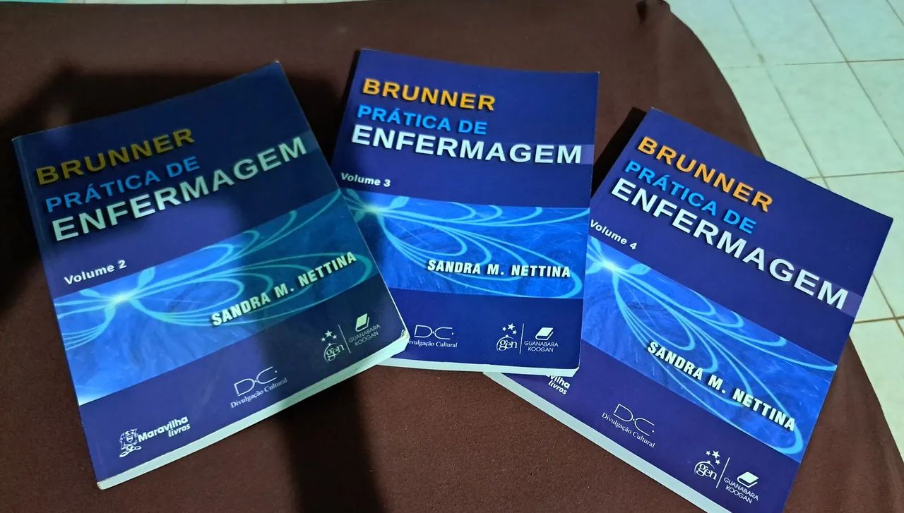Kit Brunner Práticas de Enfermagem Vol 2, 3 e 4