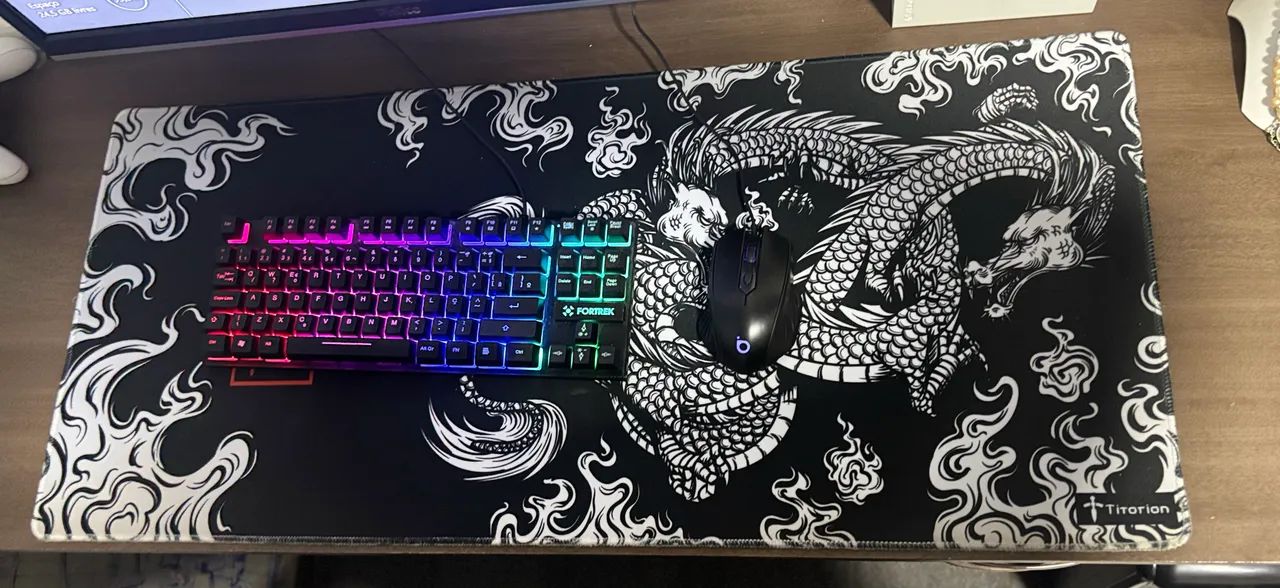 Kit teclado, mouse e mousepad  - Foto 2
