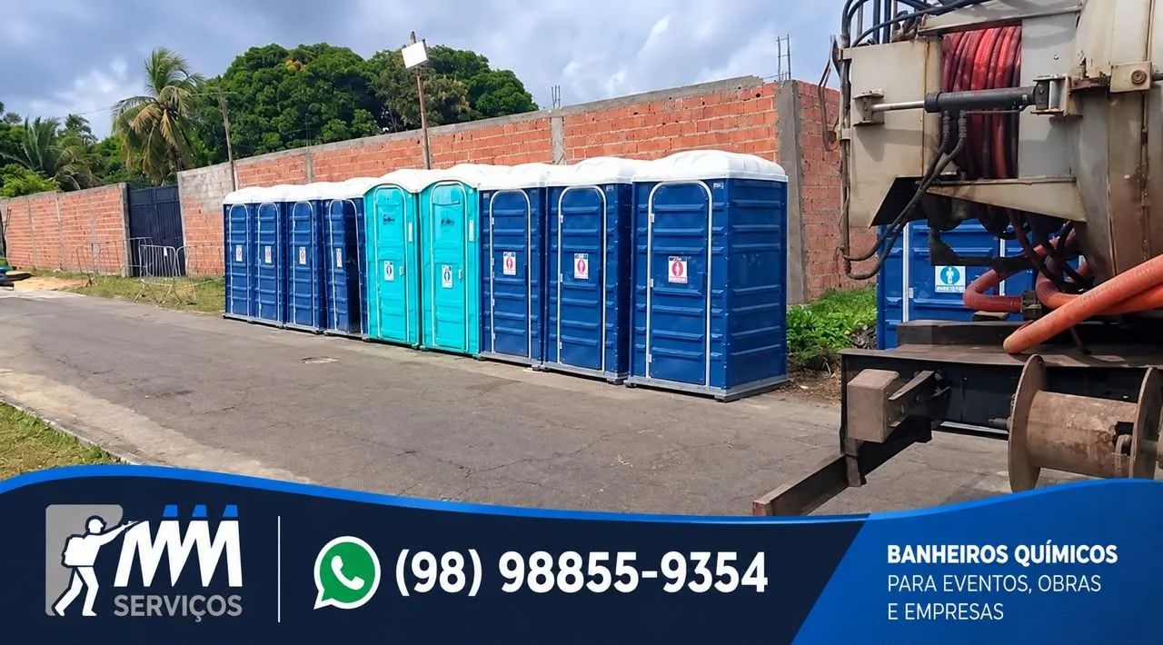 Aluguel de banheiros químicos *54