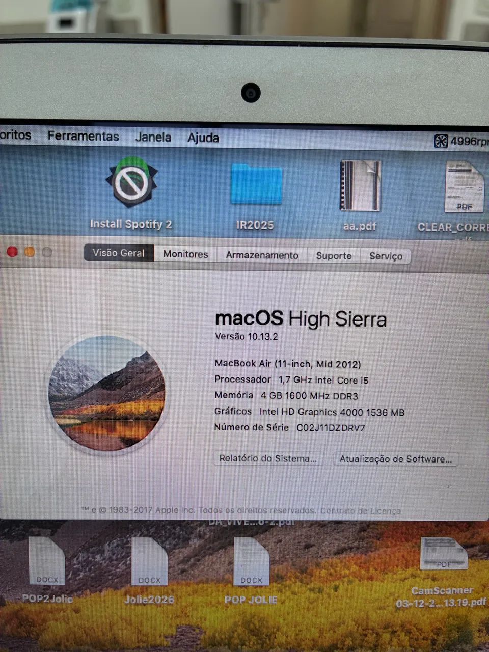 Macbook Air 2012 - Notebooks - Guará II, Brasília 1479755197 | OLX