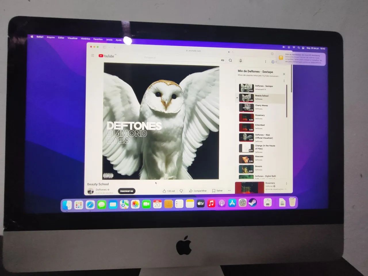 Apple IMac 2015 MacOS Monterey Belíssimo - Foto 5