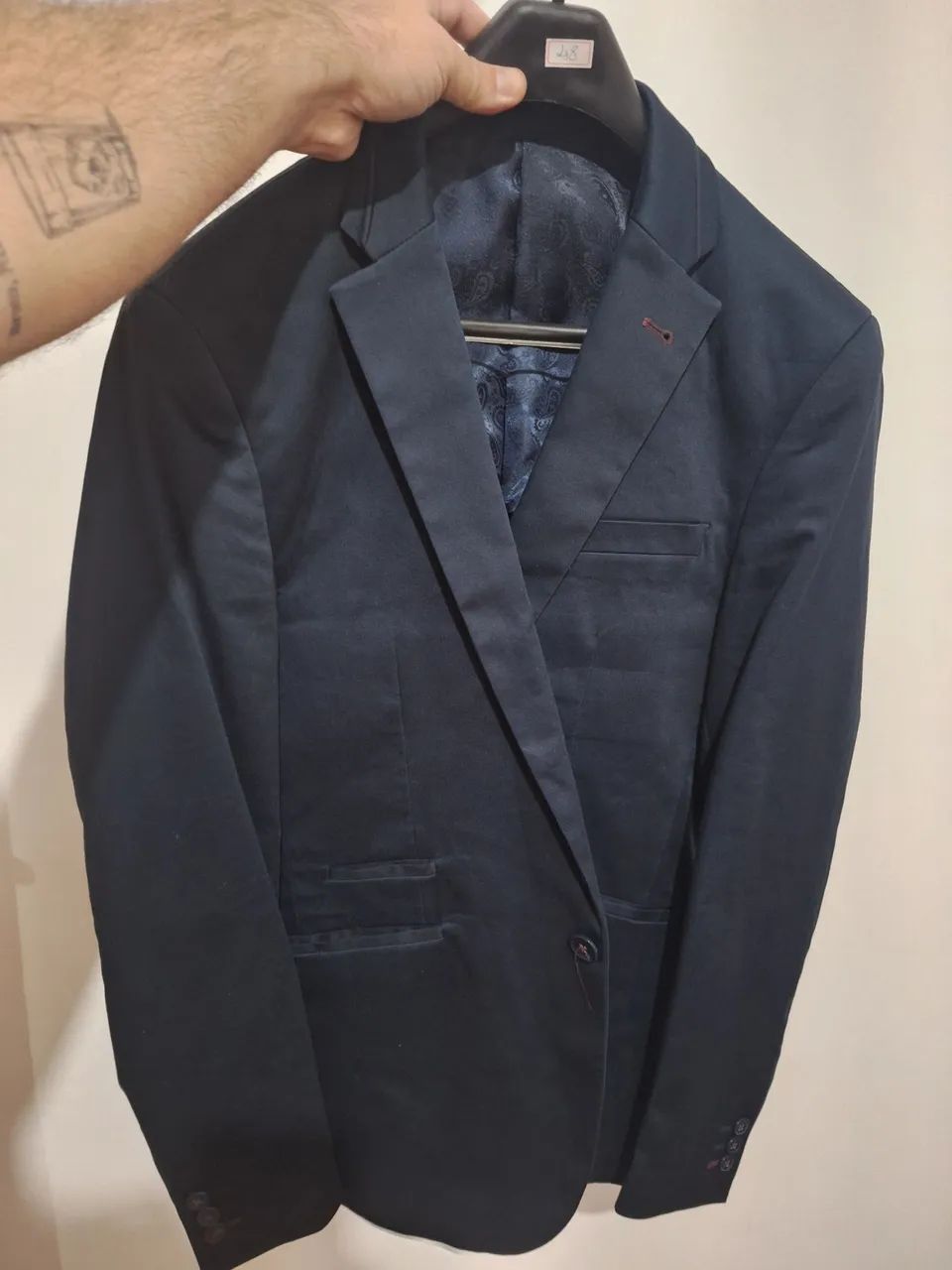 Blazer azul Cia. do Terno - Foto 4
