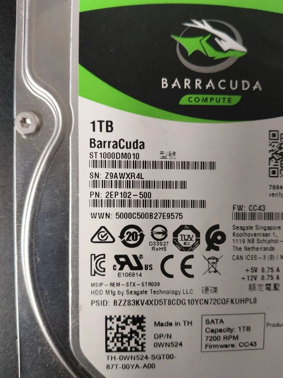 HD SEAGATE BARRACUDA de 1 TB de ram - Foto 3