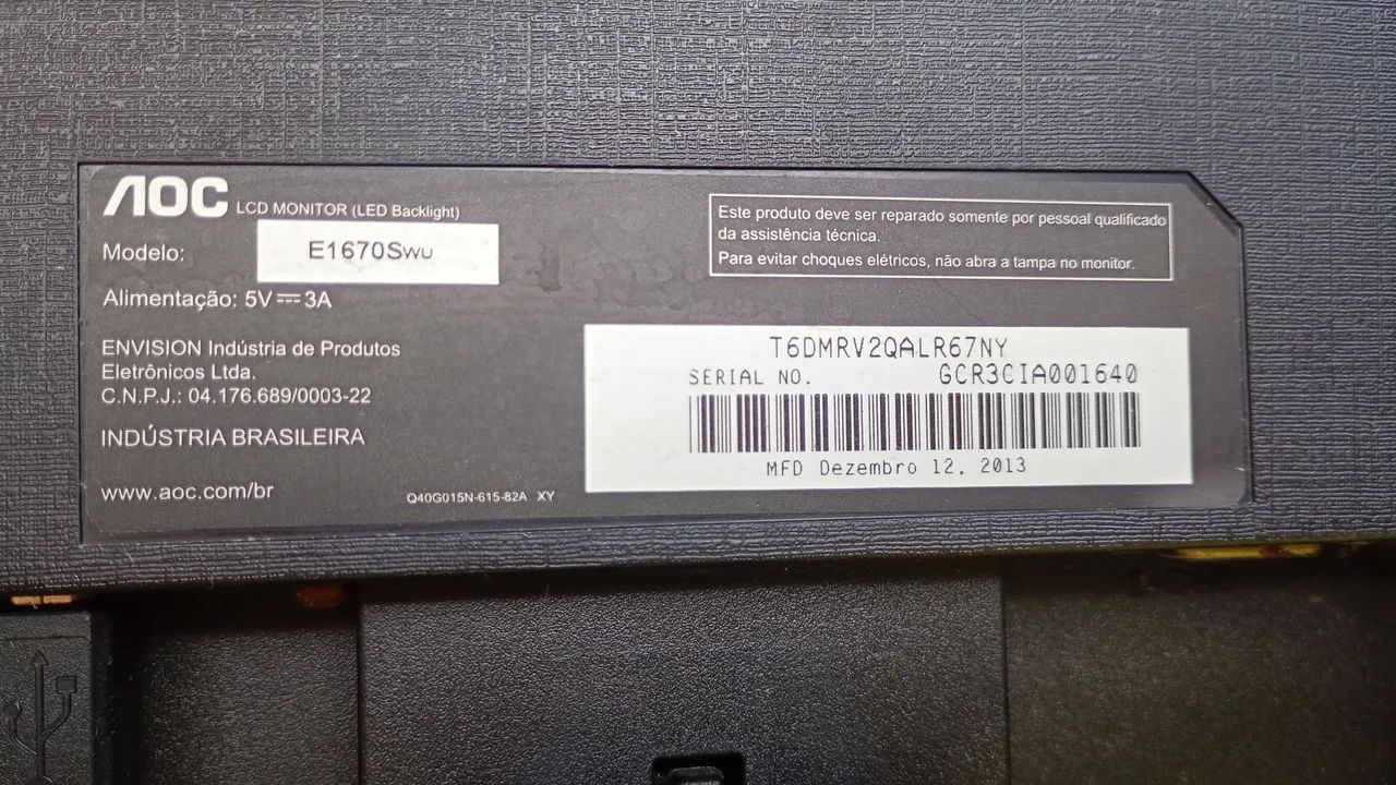 Tela para computador 15,6 nova - Foto 2