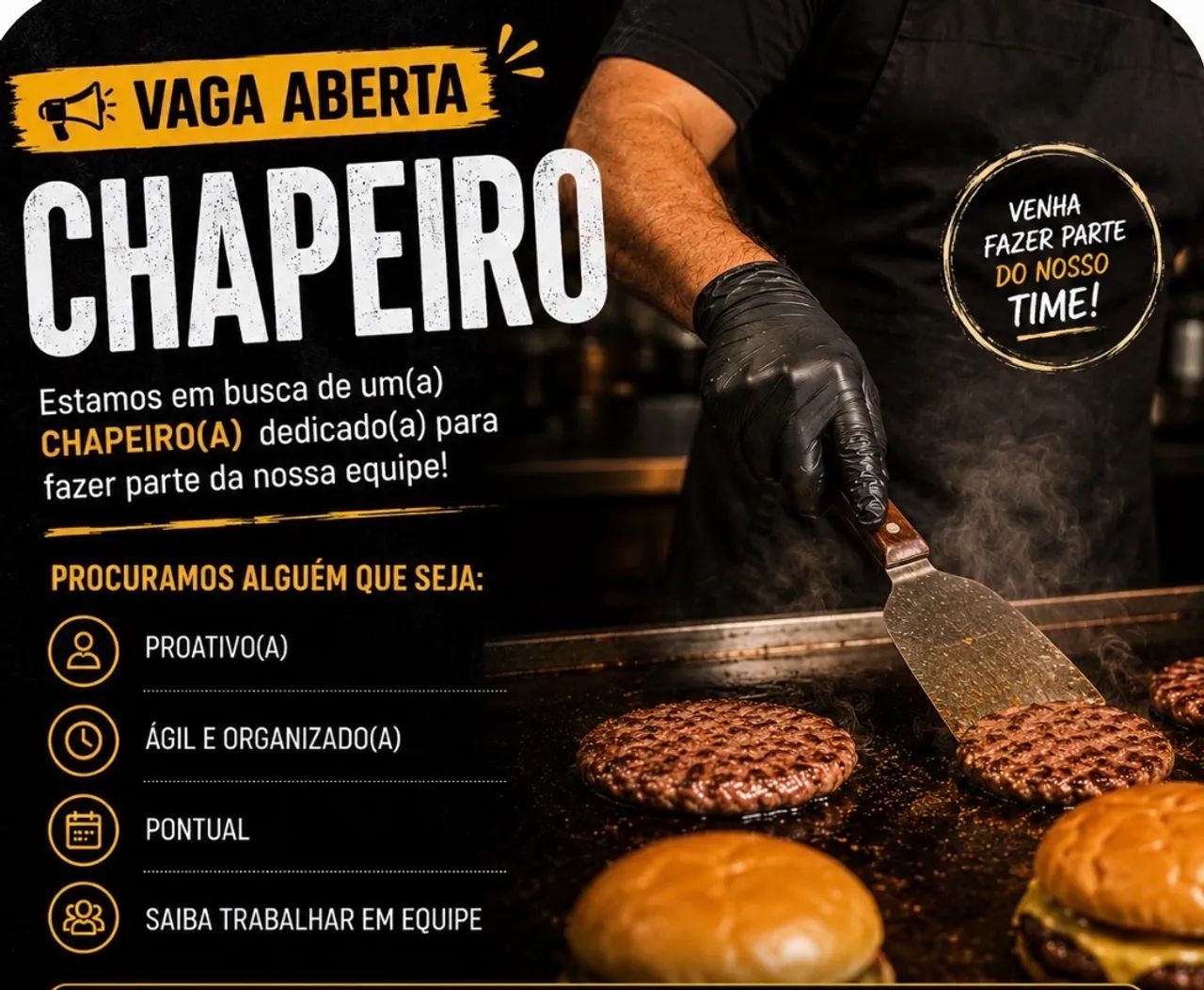 Vaga para chapeiro 