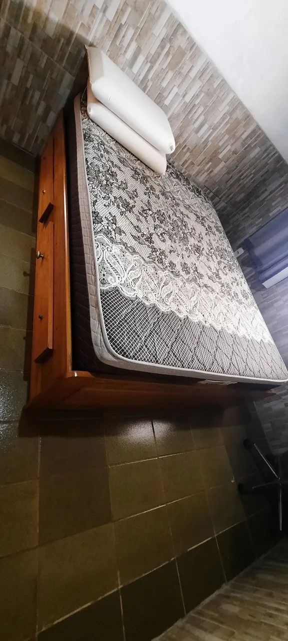 Cama Casal Madeira com 4 gavetas - Foto 2