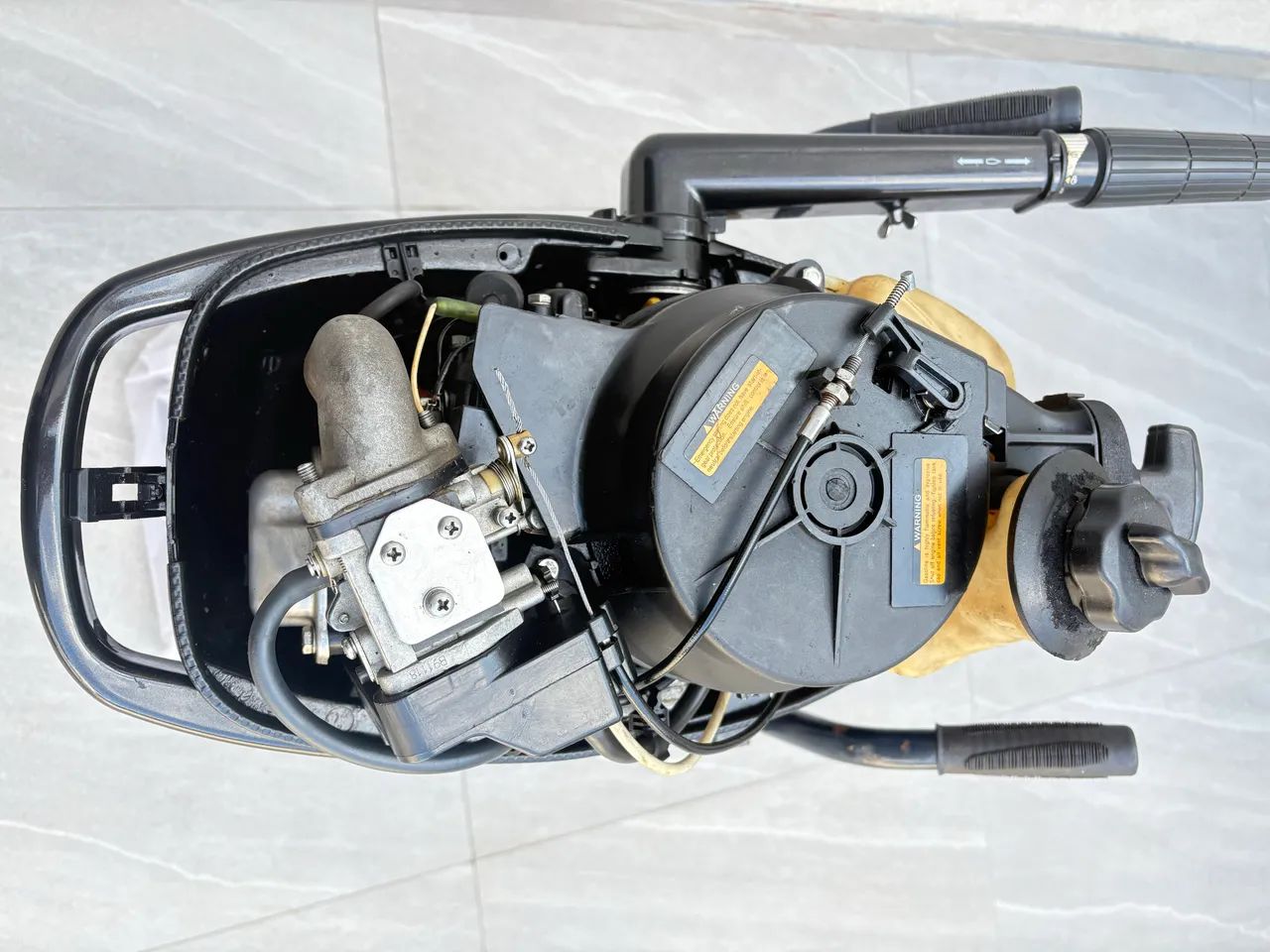 Motor de poupa Hidea 5 HP - Foto 4
