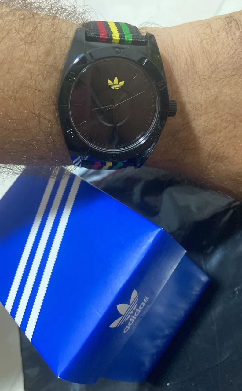 Relógio Adidas nas Cores do Reggae - Foto 3