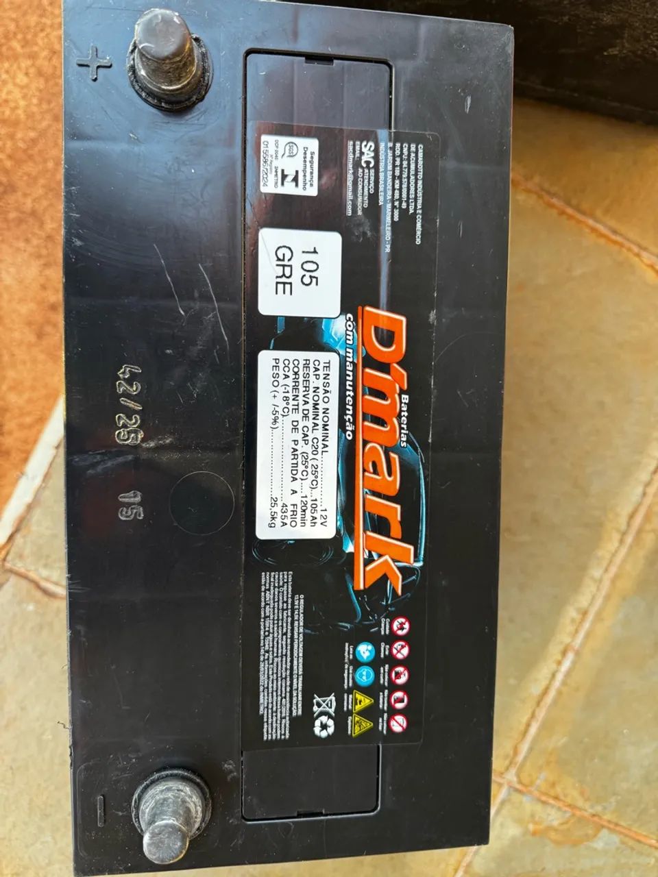 Vende se bateria 105 amp - Foto 2