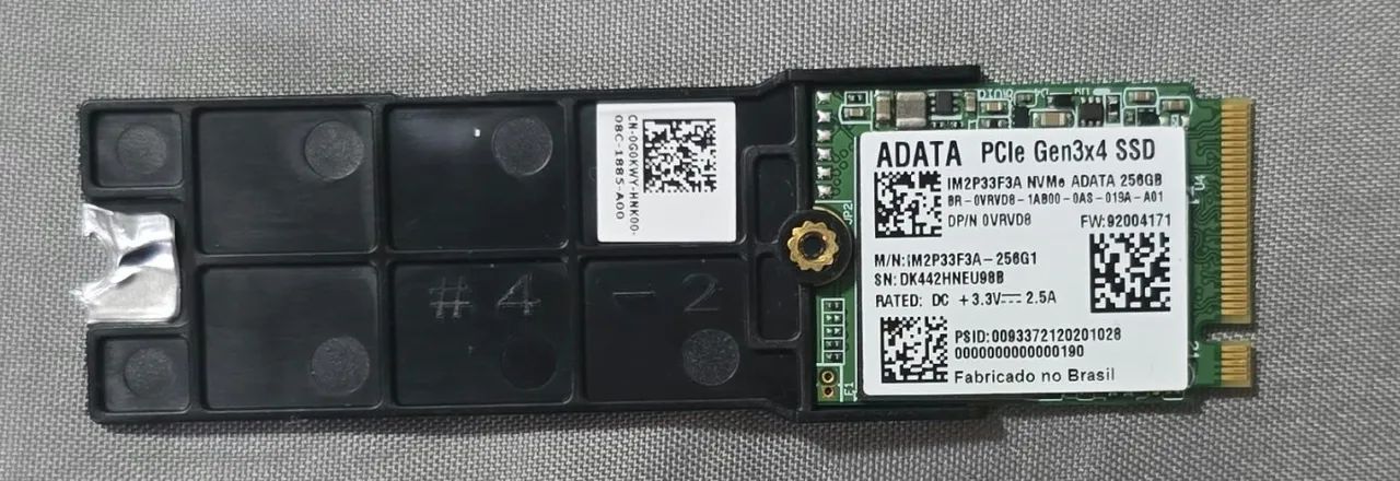 Vendo SSD NVME ADATA - 256GB