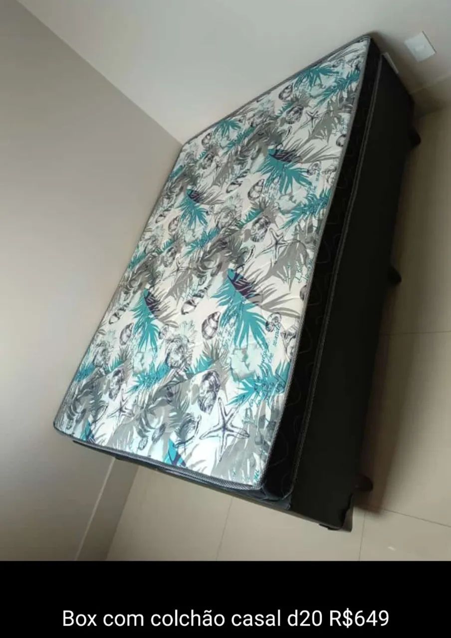 Colchão D20 Casal com a base 
