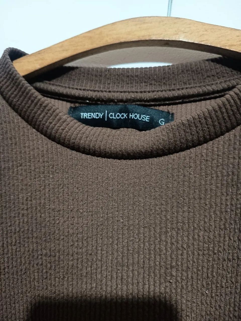 Blusa C&A marrom G  - Foto 2
