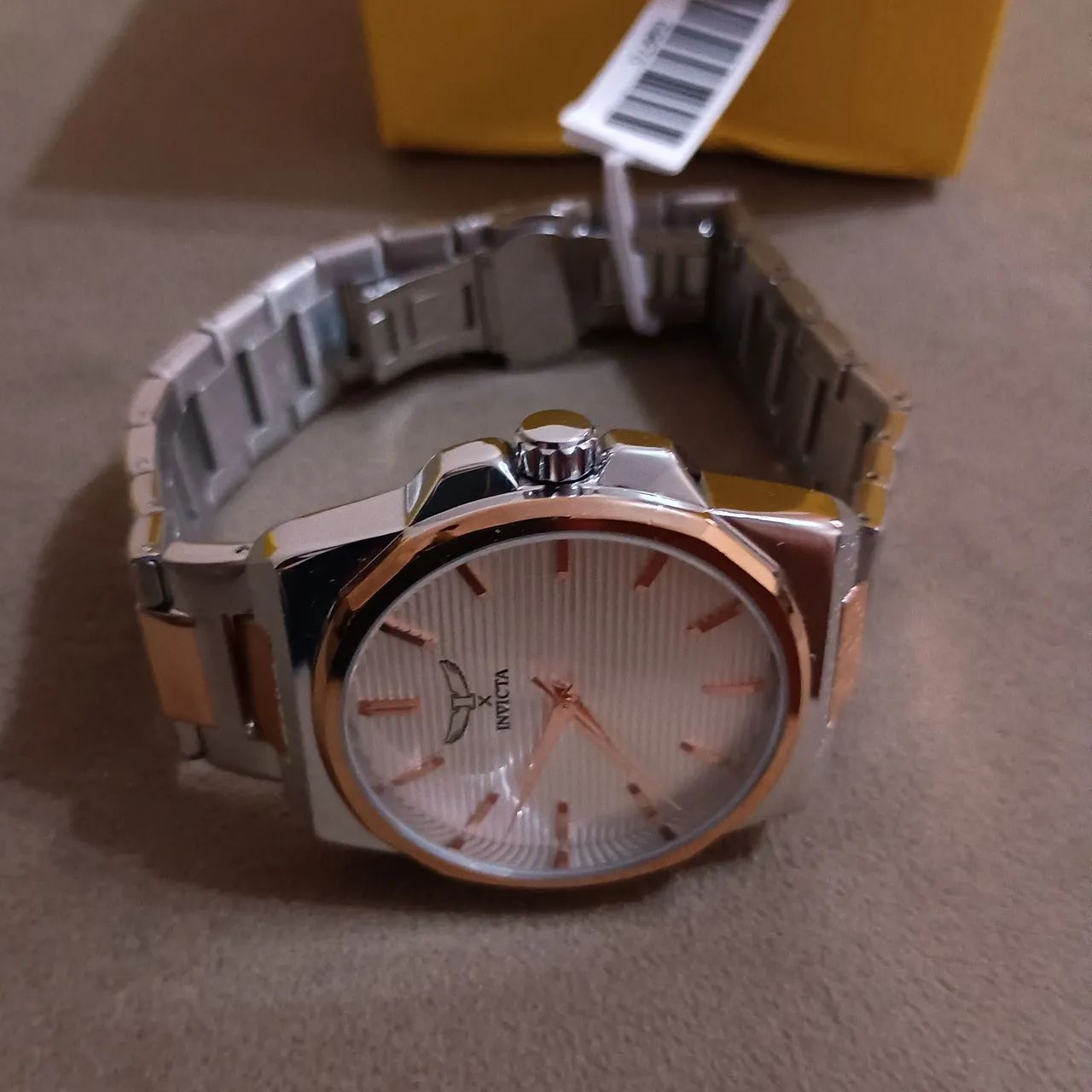 Invicta 69975 prata / ouro rose  - Foto 2