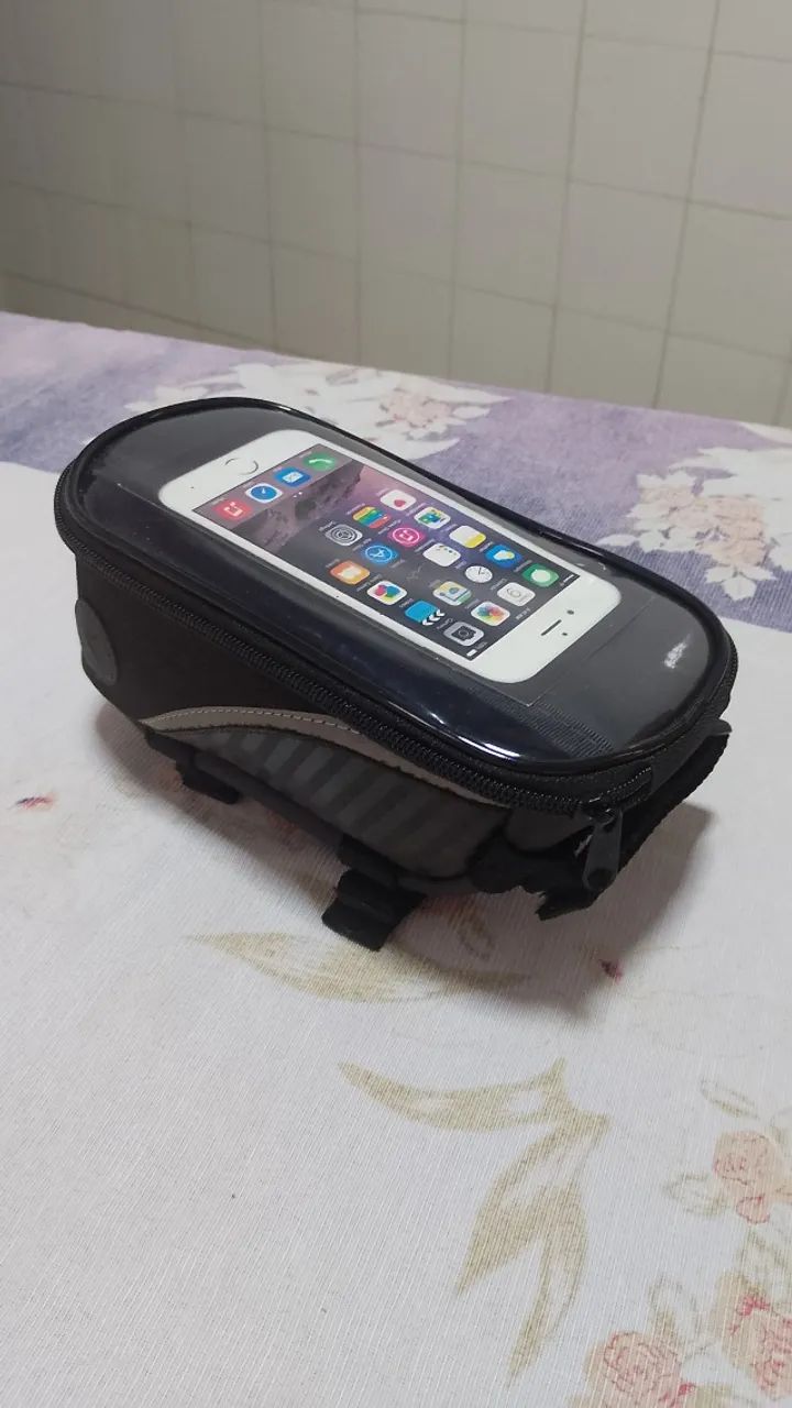 Bolsa ciclista (celular e diversos)