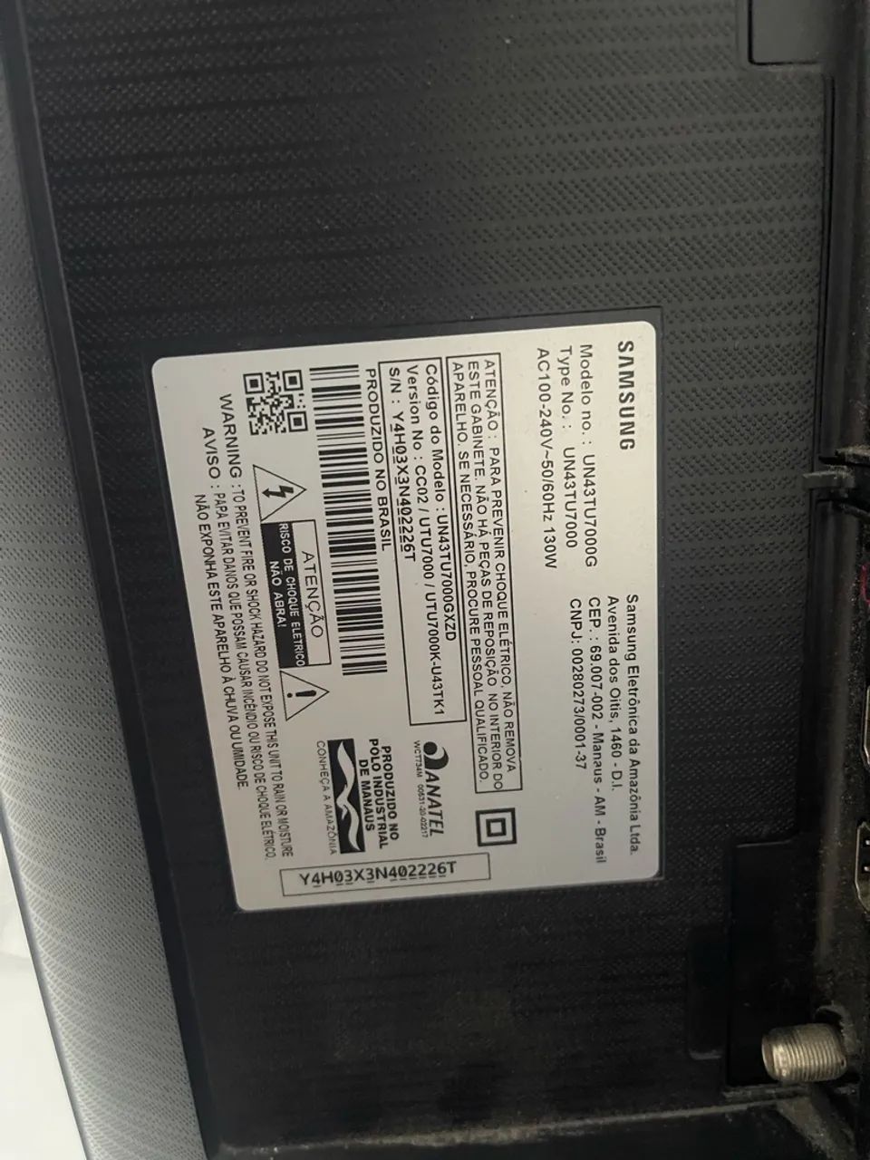 Samsung Crystal UHD 4K de 43  - Foto 4
