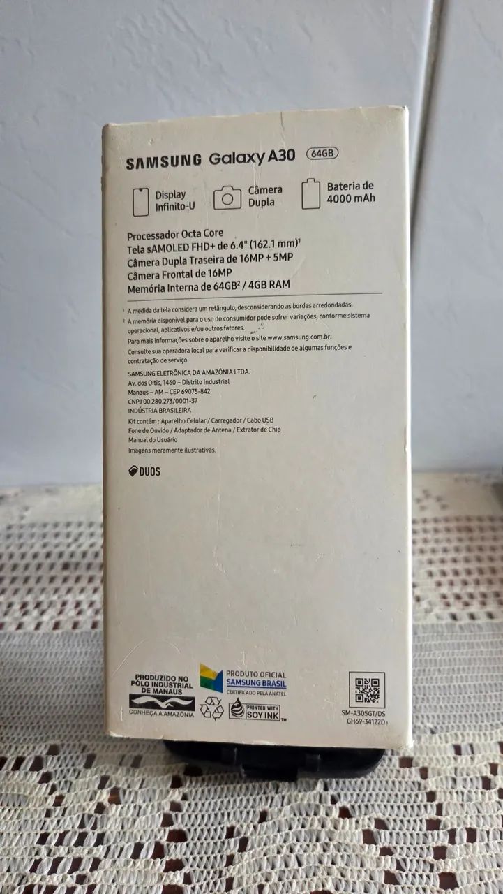 Samsung Galaxy A30 64GB Azul - Na Caixa - Foto 5