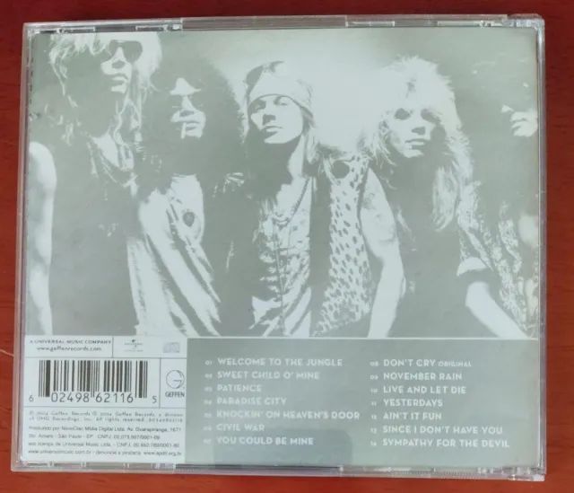CD - Guns n' Roses - Greatest Hits - 2004 - Foto 3