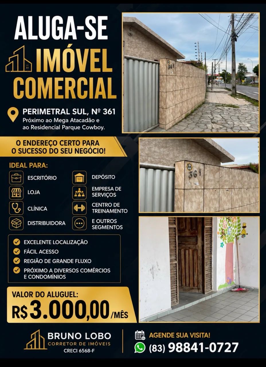 Casa pra comércio ou moradia