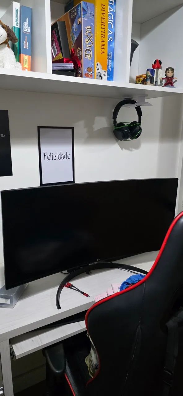 Monitor Gamer LG UltraWide 34" Curvo (WQHD) - 160Hz - Impecável - Foto 2
