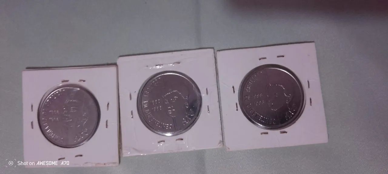 Moedas trio do axe
