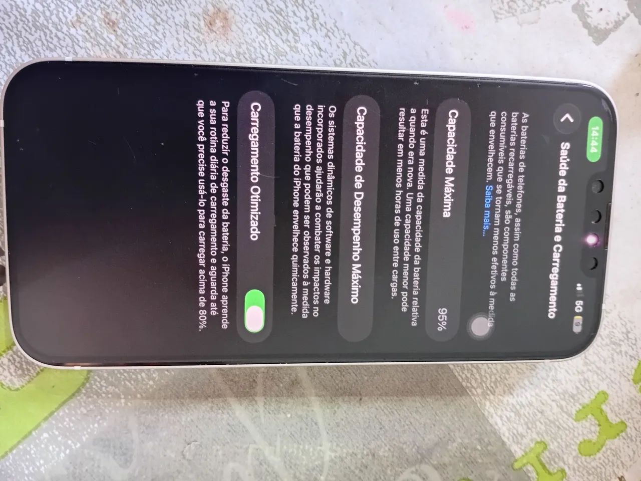 IPhone 14 128g 95% bateria nunca aberto 