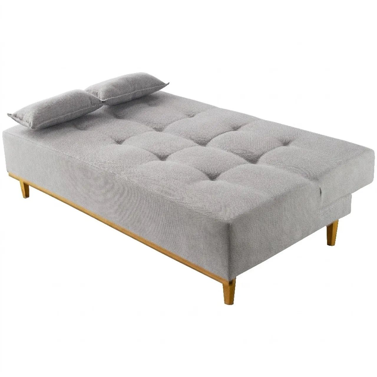 Sofá Cama Dallas Ref.48 1,81 m Linho Cinza 2502-B - LUXURY/ pronta entrega  - Foto 4