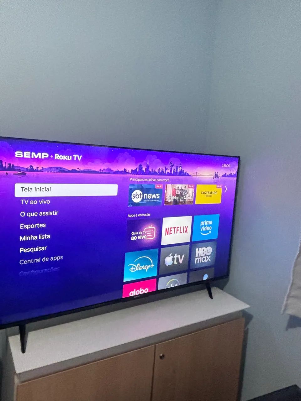 Roku TV de 50 polegadas, resolução 2K/FHD. - Foto 4