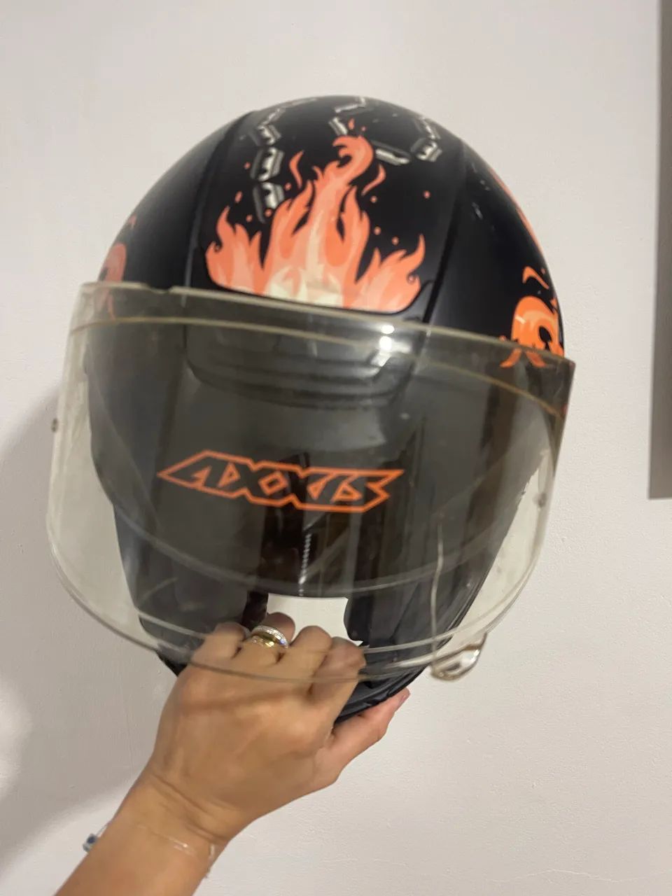 Capacete usado 