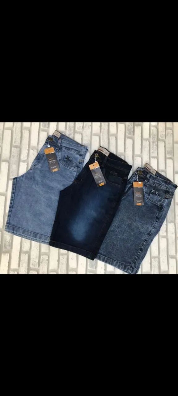 Bermuda masculina jeans disponível atacado e varejo  - Foto 2