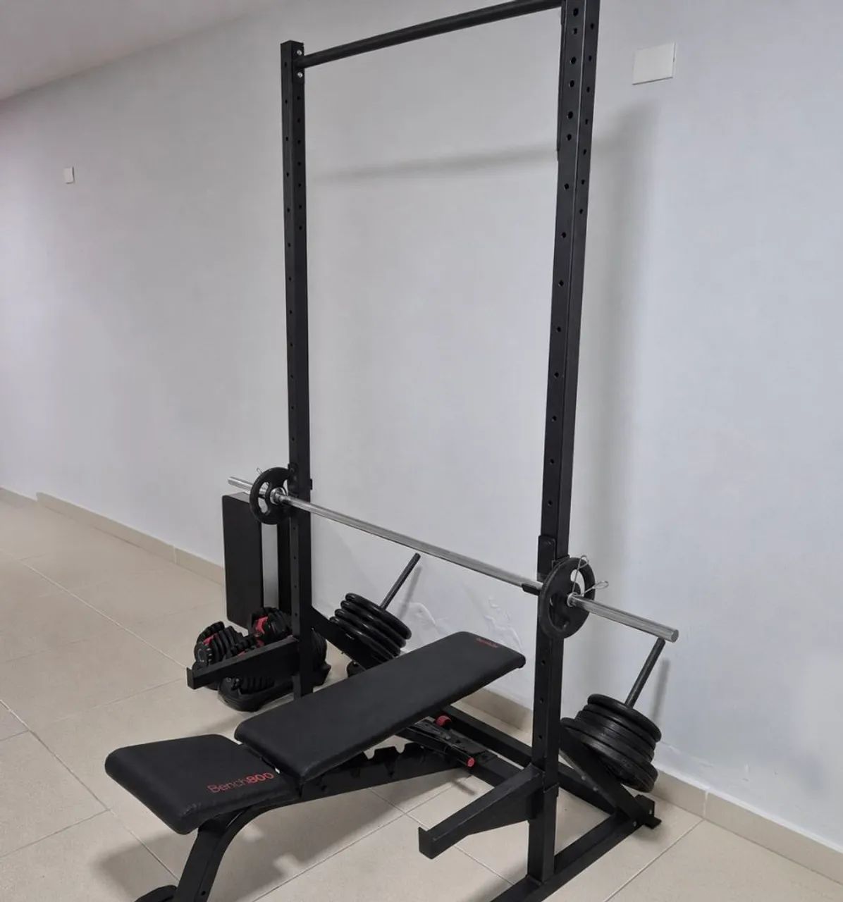 Hack para Supino/Agachamento e  Barra fixa