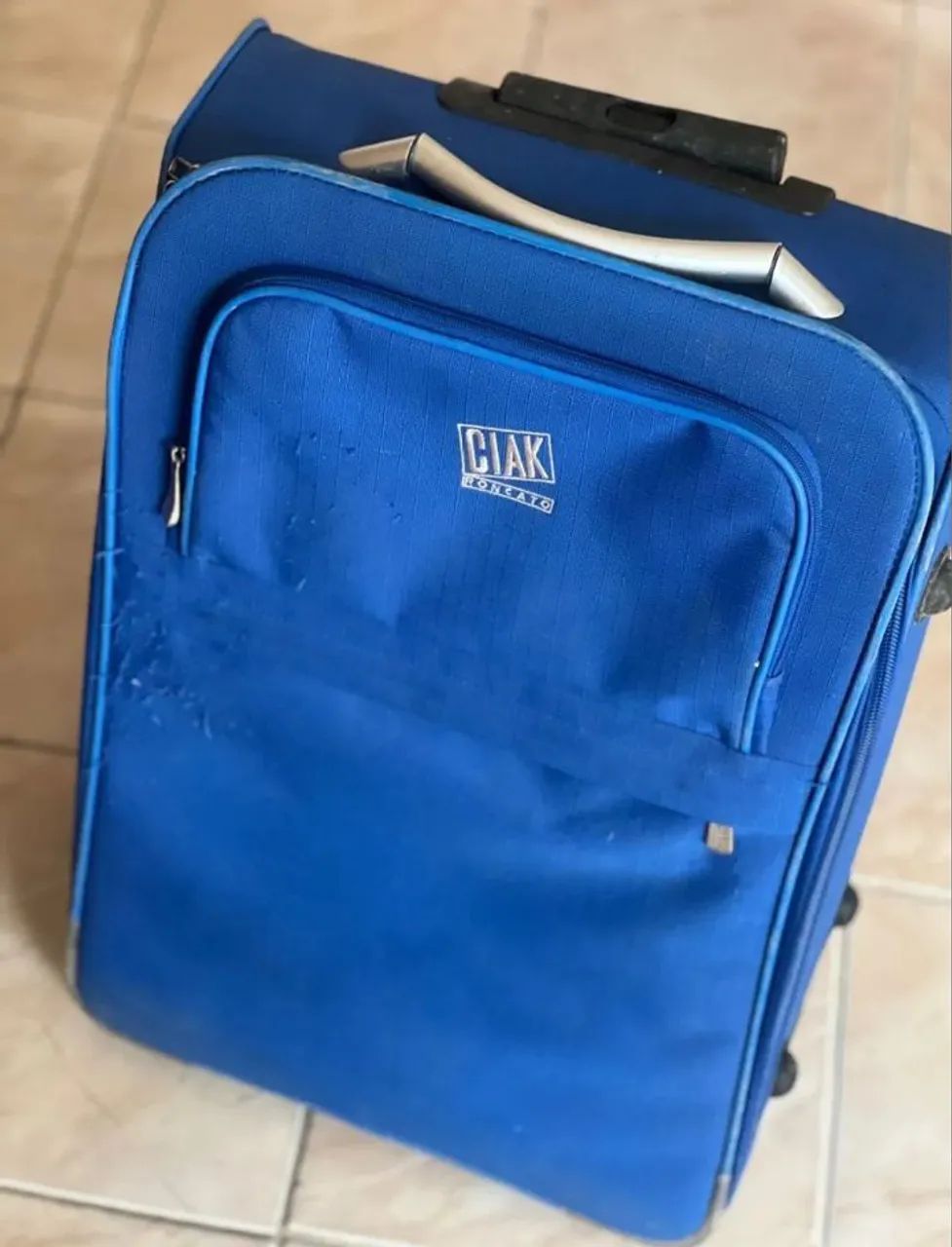 Mala De Viagem Grande 32kg tecido Excelente  - Foto 2