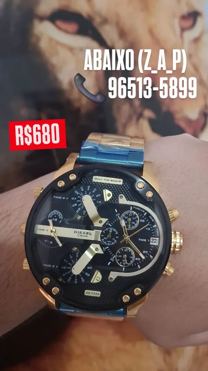 Relógio DIESEL 3 BAR MULTIFUNCIONAL Referência DZ - 7333  - Foto 2