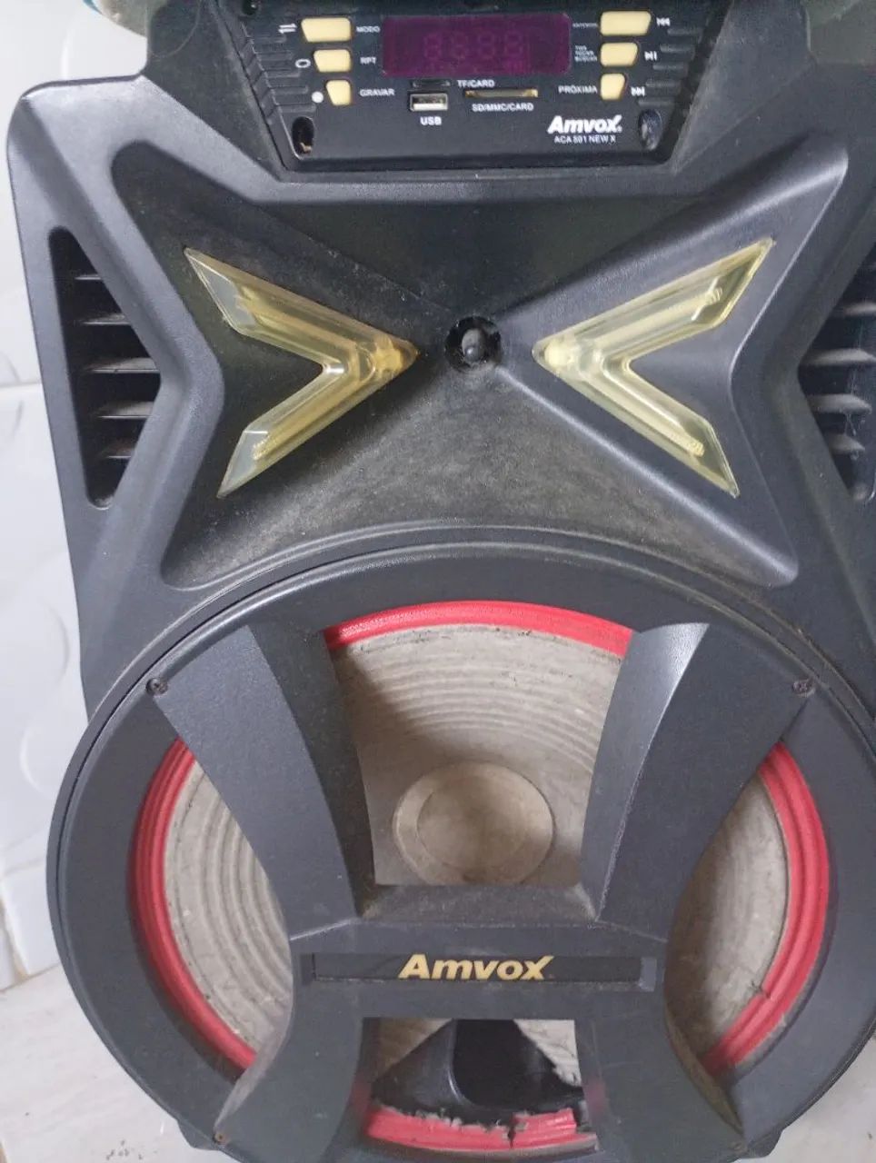 Caixa de som amvox com defeito  - Foto 3