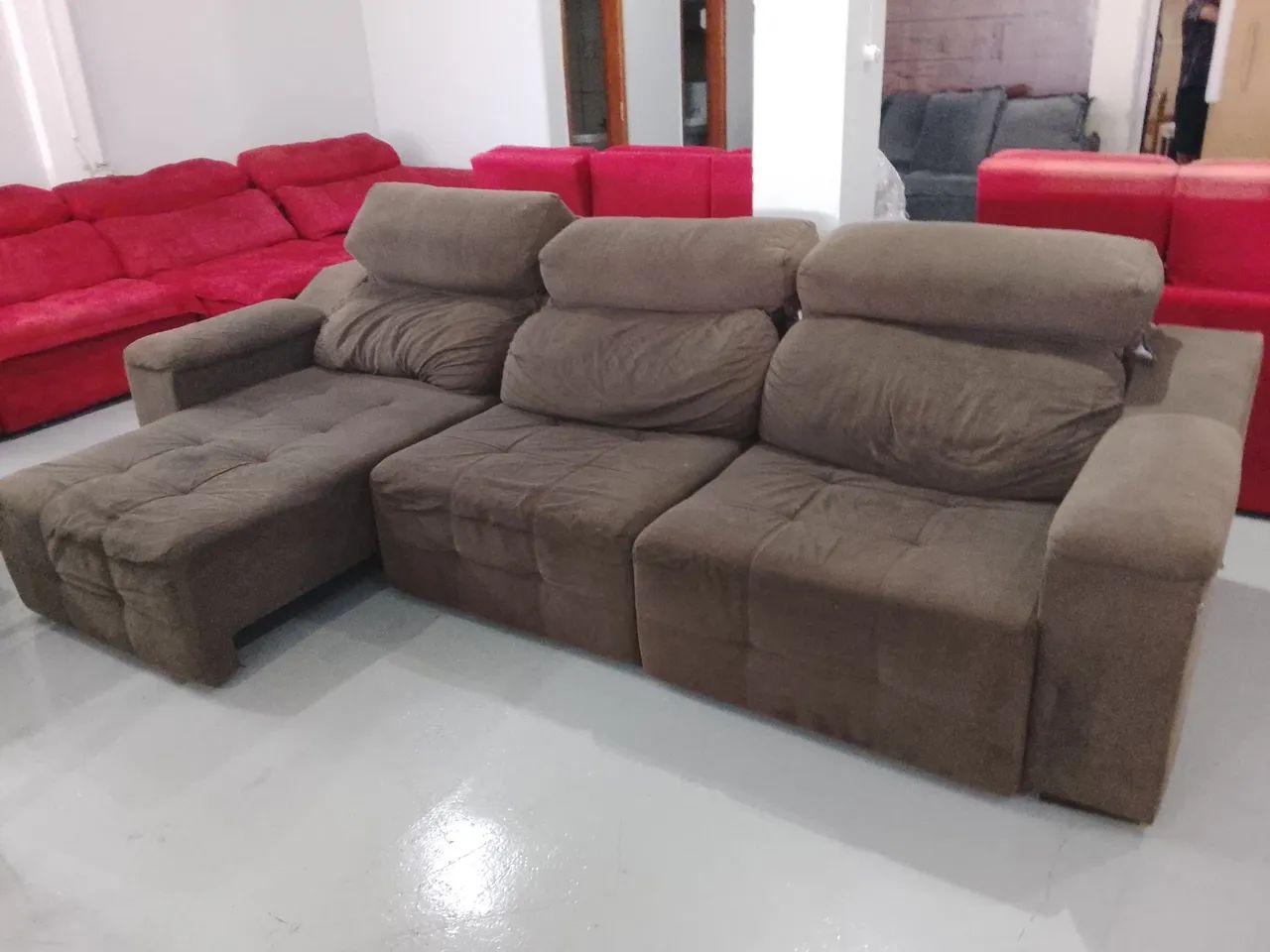 Sofazao retrátil e reclinável medindo 3.10 - Foto 2