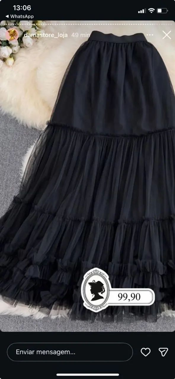 Vendo vestido preto longo GG 