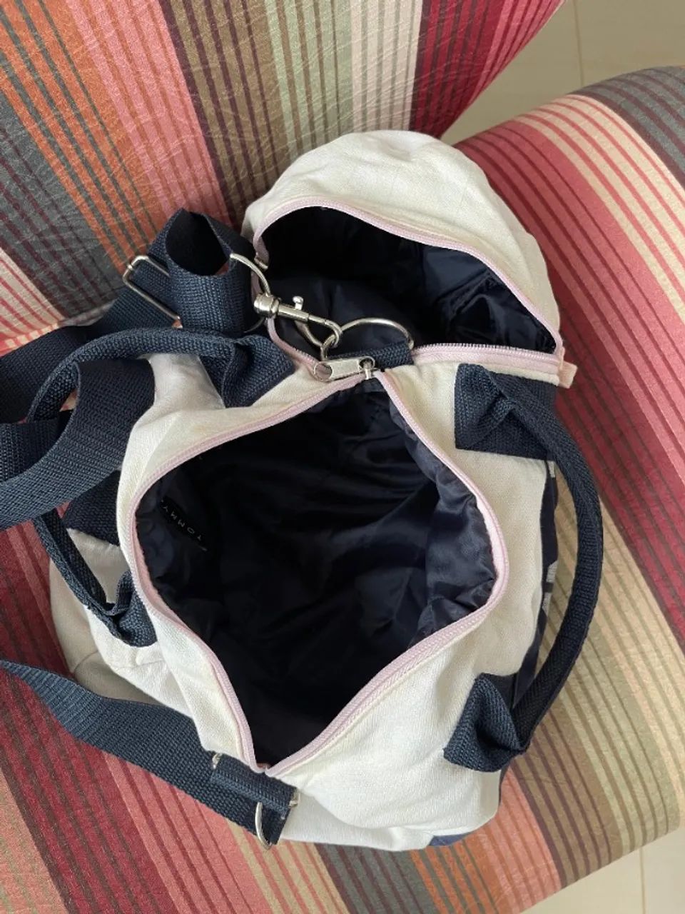 Bolsa mala Tommy Hilfiger original Rosa Claro - Foto 2