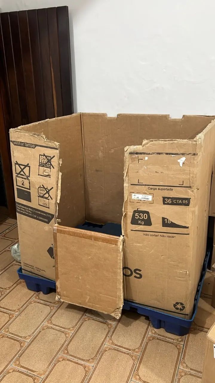 DOAÇÃO CAIXA PARA ARMAZENAR PACOTES
