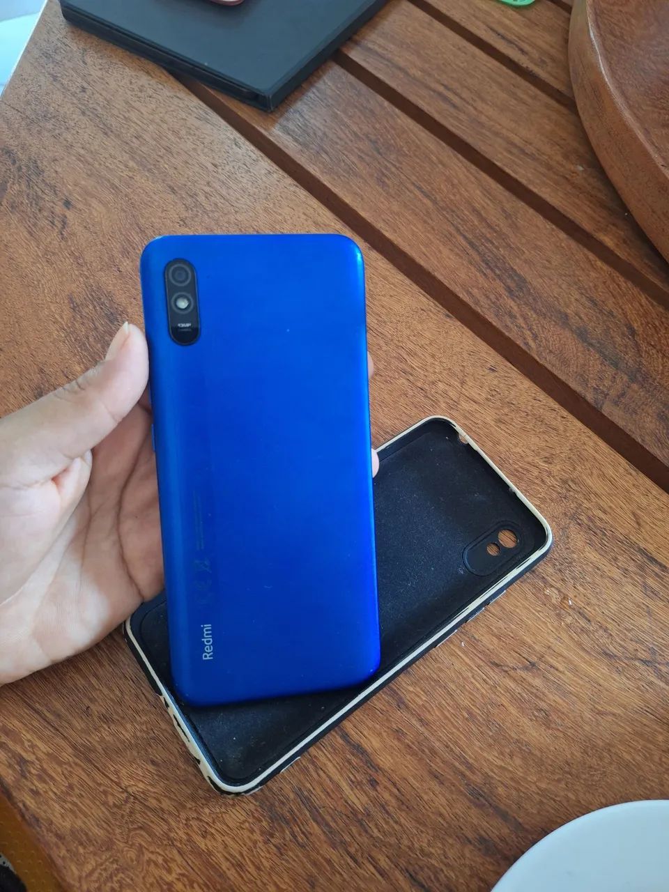 smartphone Xiaomi Redmi 9A na cor azul - Foto 2