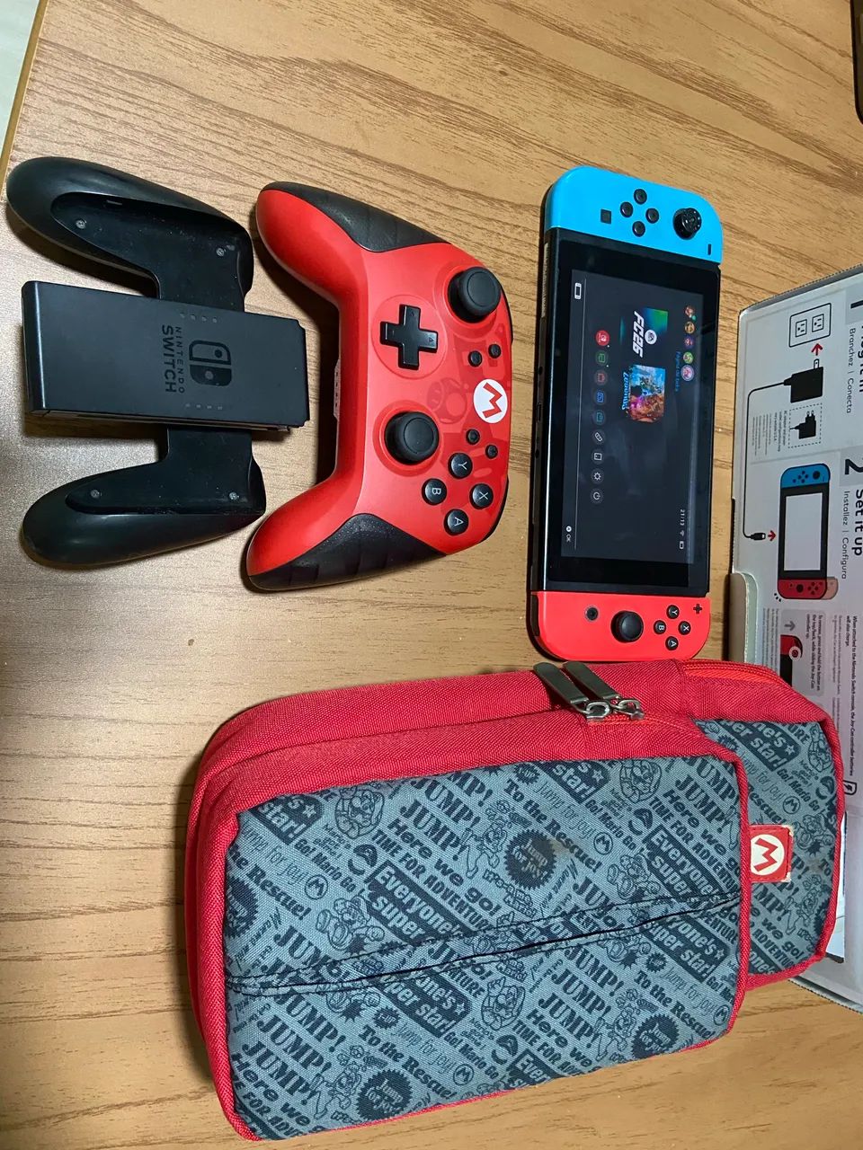 Nintendo Swift com bolsa +pro controller + Dock e cabos  - Foto 2