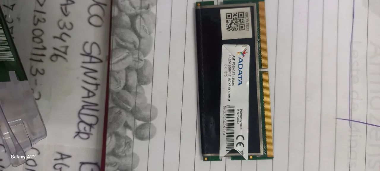 Memoria ddr4 notebook 8 gigas funcionando perfeitamente 