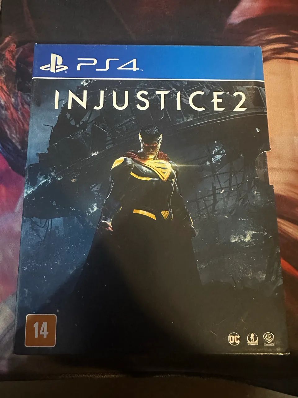Injustice 2 PS4 - Edição de lançamento com Blue Ray Liga da Justiça Dark