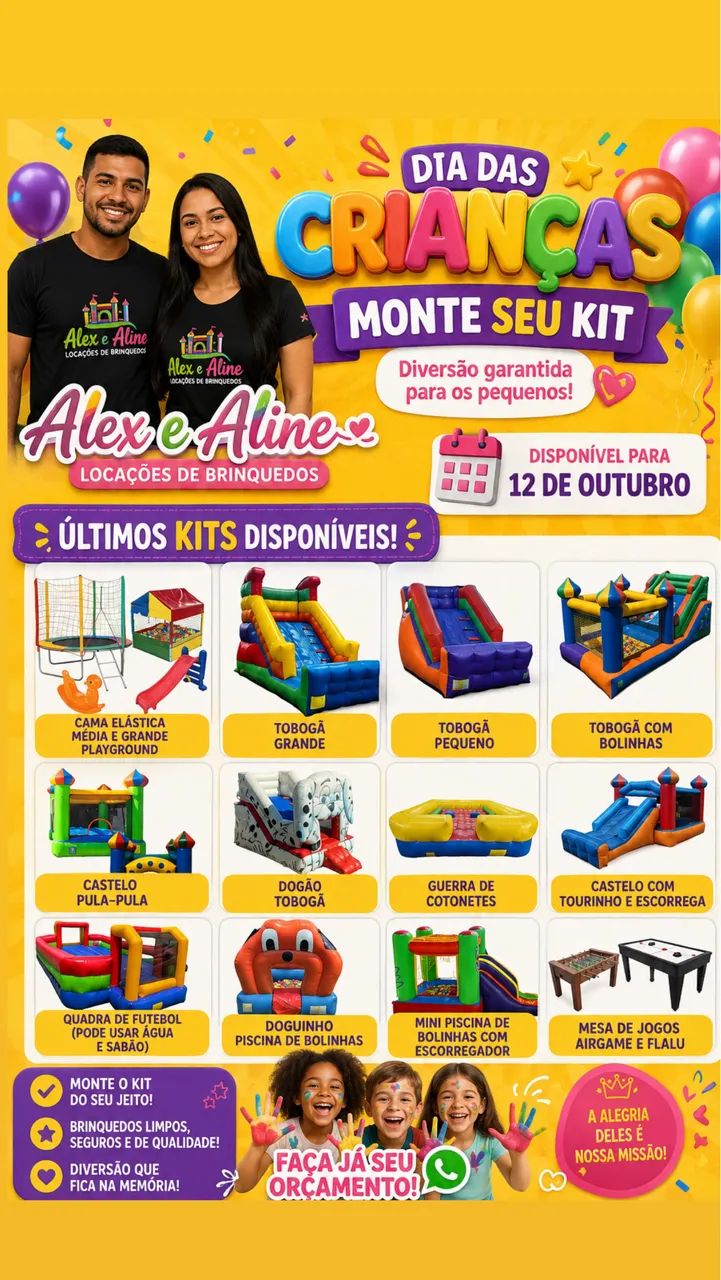 BRINQUEDOS INFLÁVEIS 