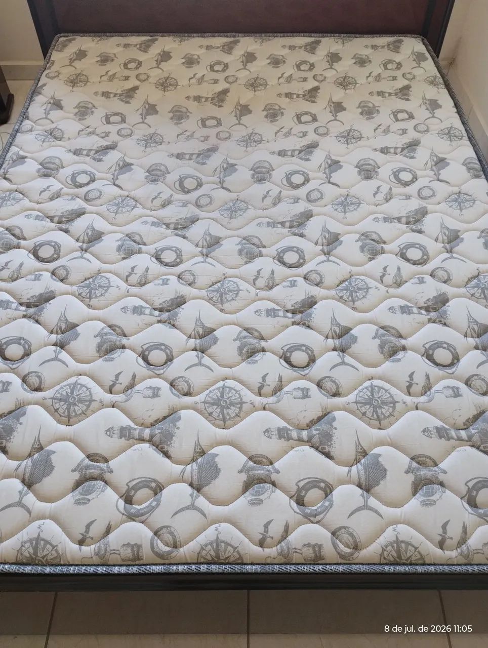 Cama de  casal com colchão  - Foto 2