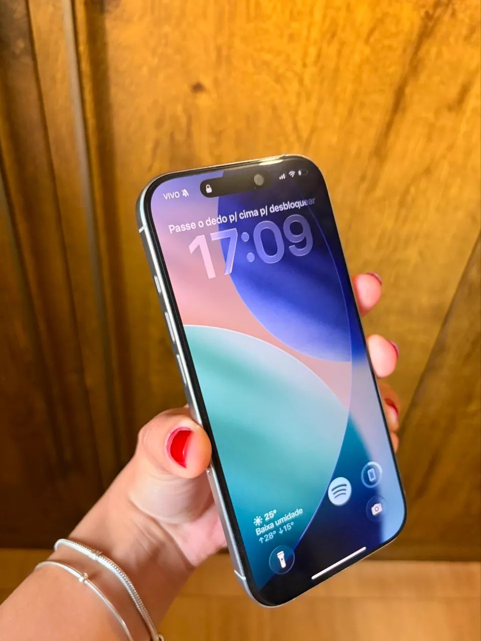 iPhone 16 Pro 128GB Branco/Gelo | 89% Bateria | Impecável | Caixa - Foto 3