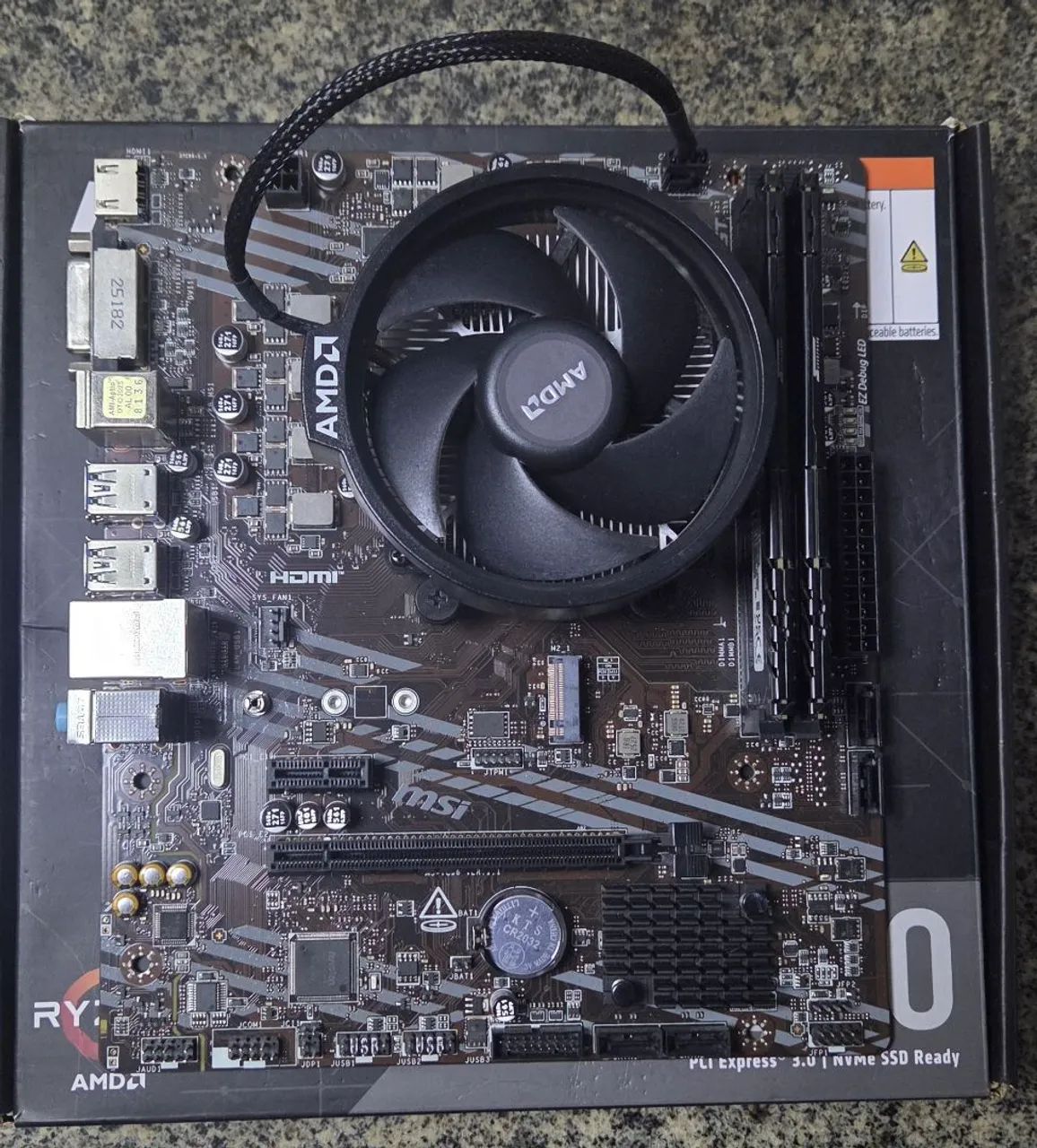 KIT AMD RYZEN 5 3600X
