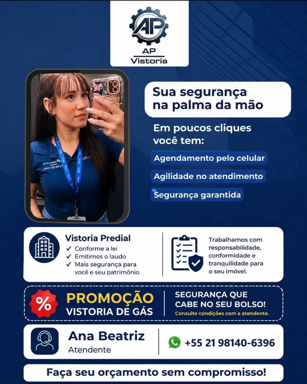 Vistoria de gás 