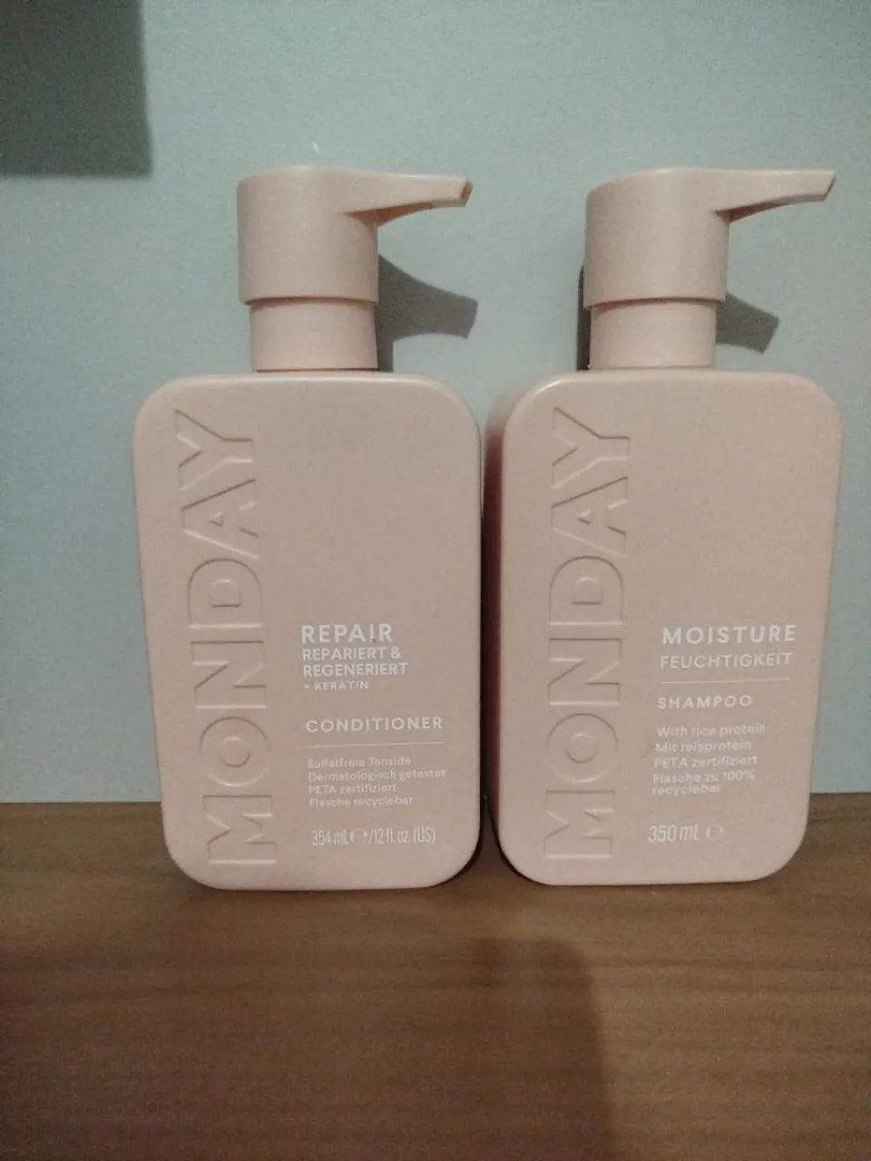 Shampoo e condicionador MARCA MONDAY 